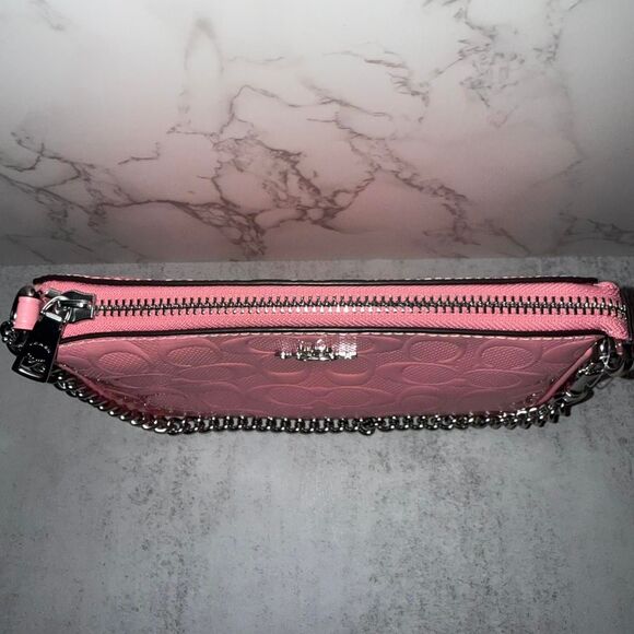 Coach pink signature Nolita shoulder bag